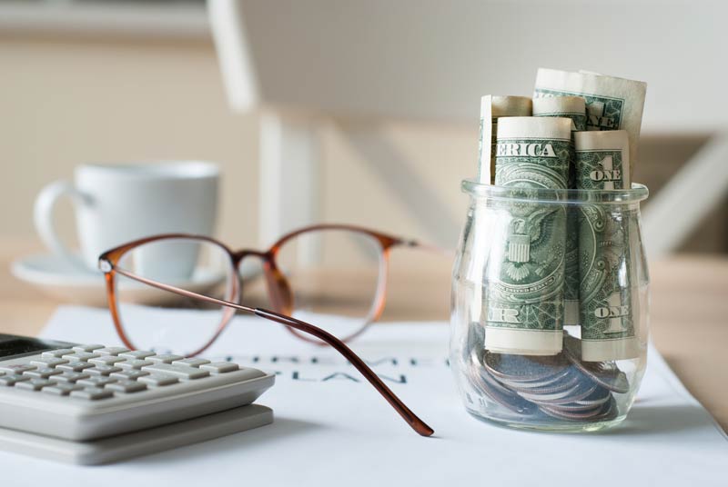 Glasses calculator and retirement savings
