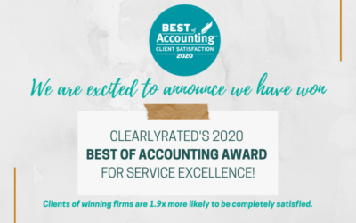 Smith Schafer Earns ClearlyRated’s 2020 Best of Accounting Award for Client Service Excellence