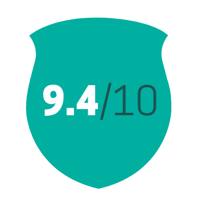 9.4 out of 10 average NPS
