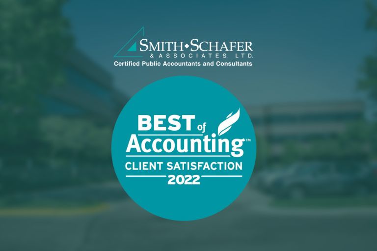 ClearlyRated's 2022 Best of Accounting Award Smith Schafer